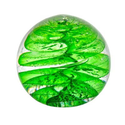 Green Infinity Paperweight